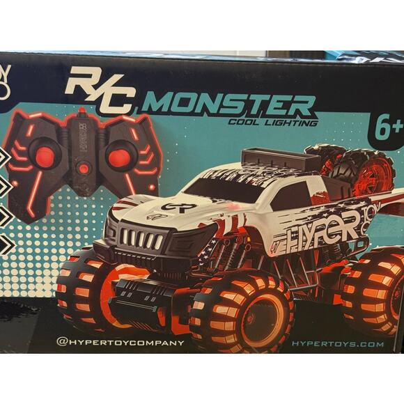 Hyper Toy Co. 1:20 Scale RC Monster Cool Lighting Truck Remote Control - NEW - Picture 7 of 9